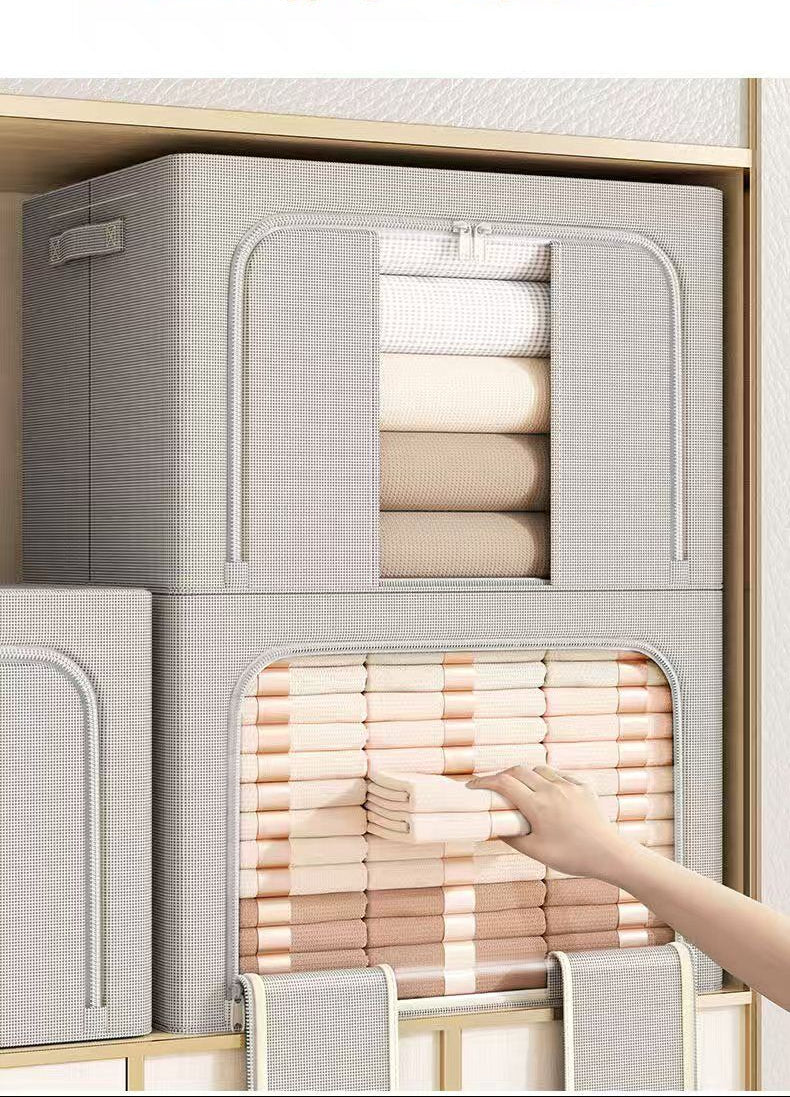 Fabric Storage Box with View Window